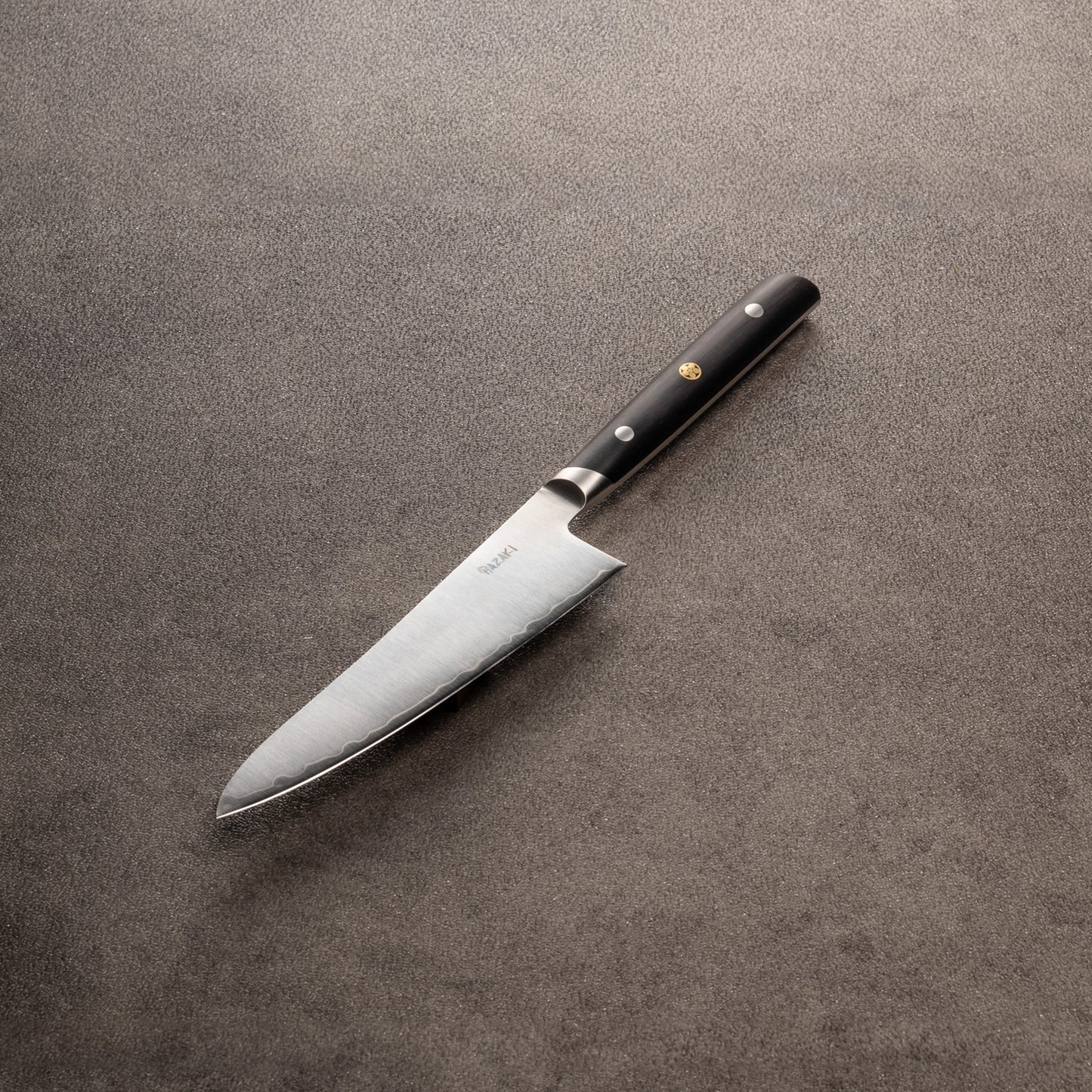 Hazaki Classic Series Petty Japanese Kitchen Knife - Black Wood