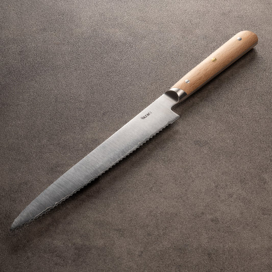 Hazaki Série Classique Couteau Dentelé Hêtre