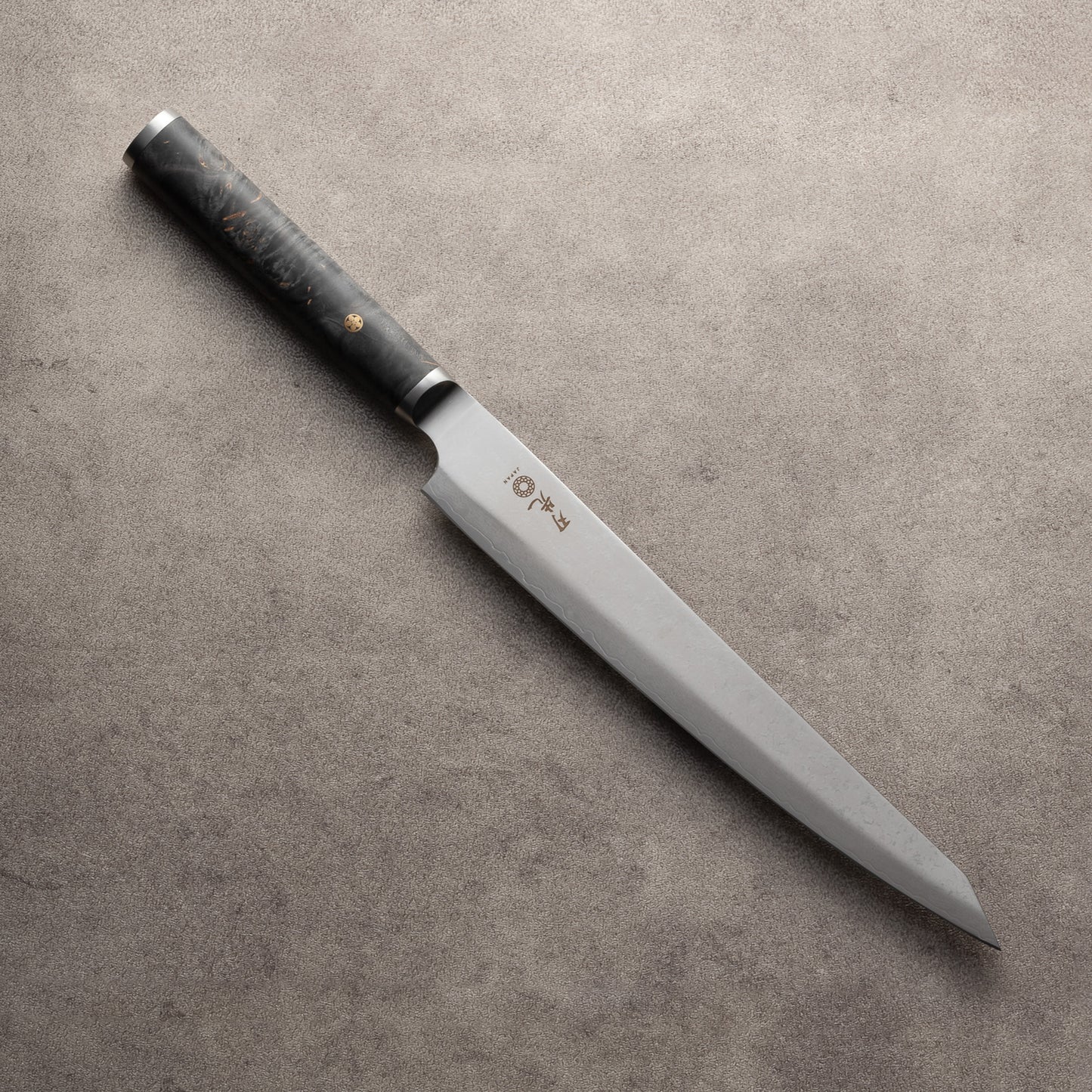 Hazaki Pro Series Sujihiki Japanese Kitchen Knife - Maple Burl