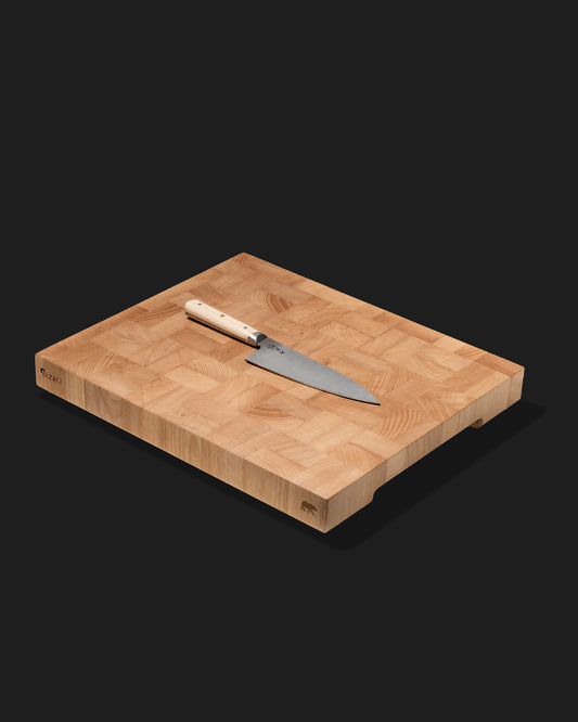 Hazaki - Bloc de boucher en hêtre taille large