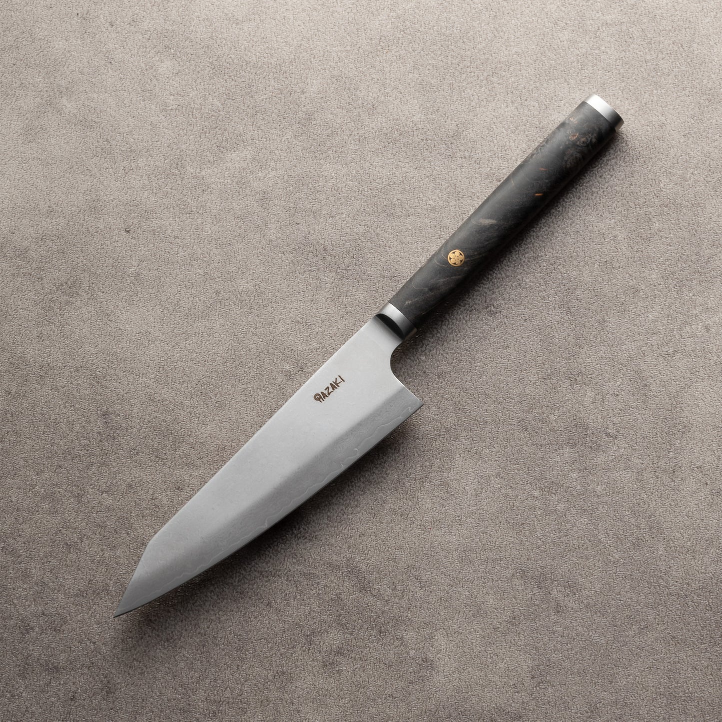 Hazaki Pro Series Petty Japanese Kitchen Knife - Maple Burl