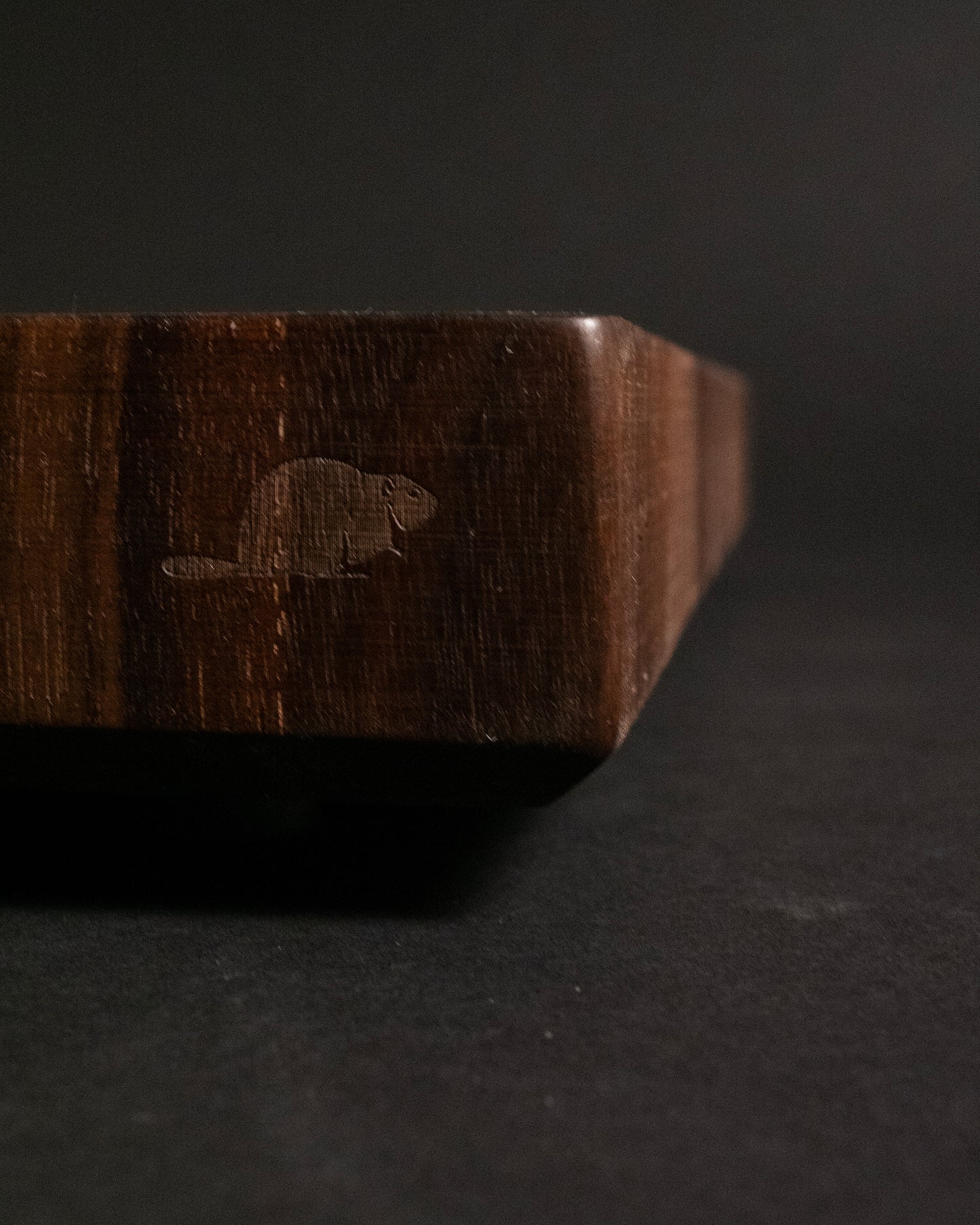 Hazaki - Bloc de boucher en noyer taille moyen