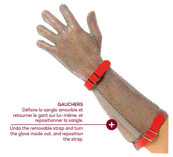 Fischer Bargoin - gant en cotte de maille avec manche