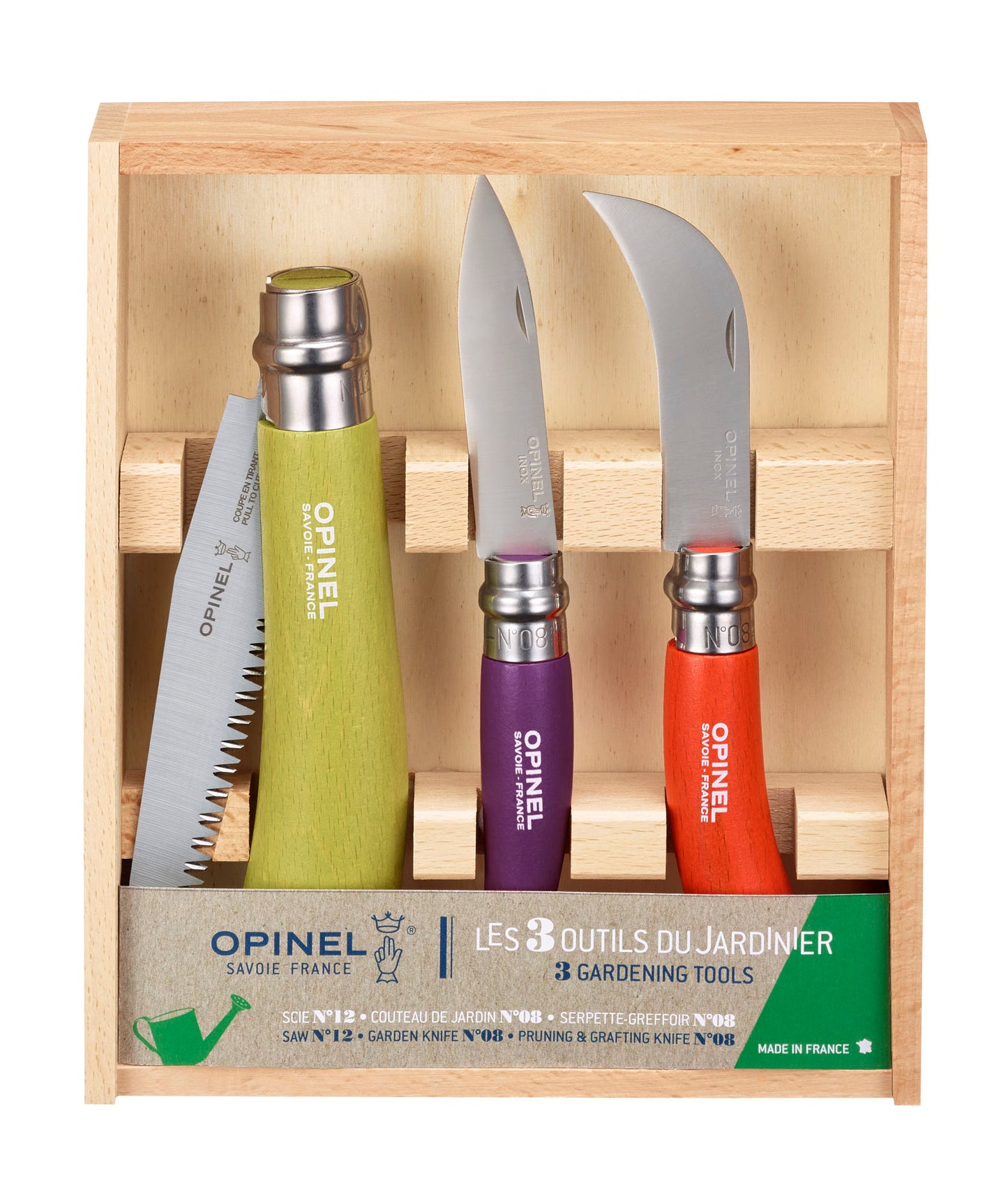 Opinel - Box of 3 gardener's tools