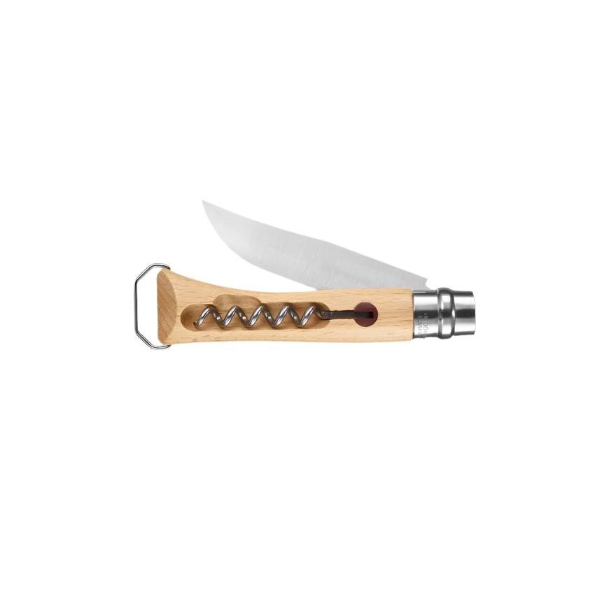 Opinel - Couteau tire-bouchon + décapsuleur