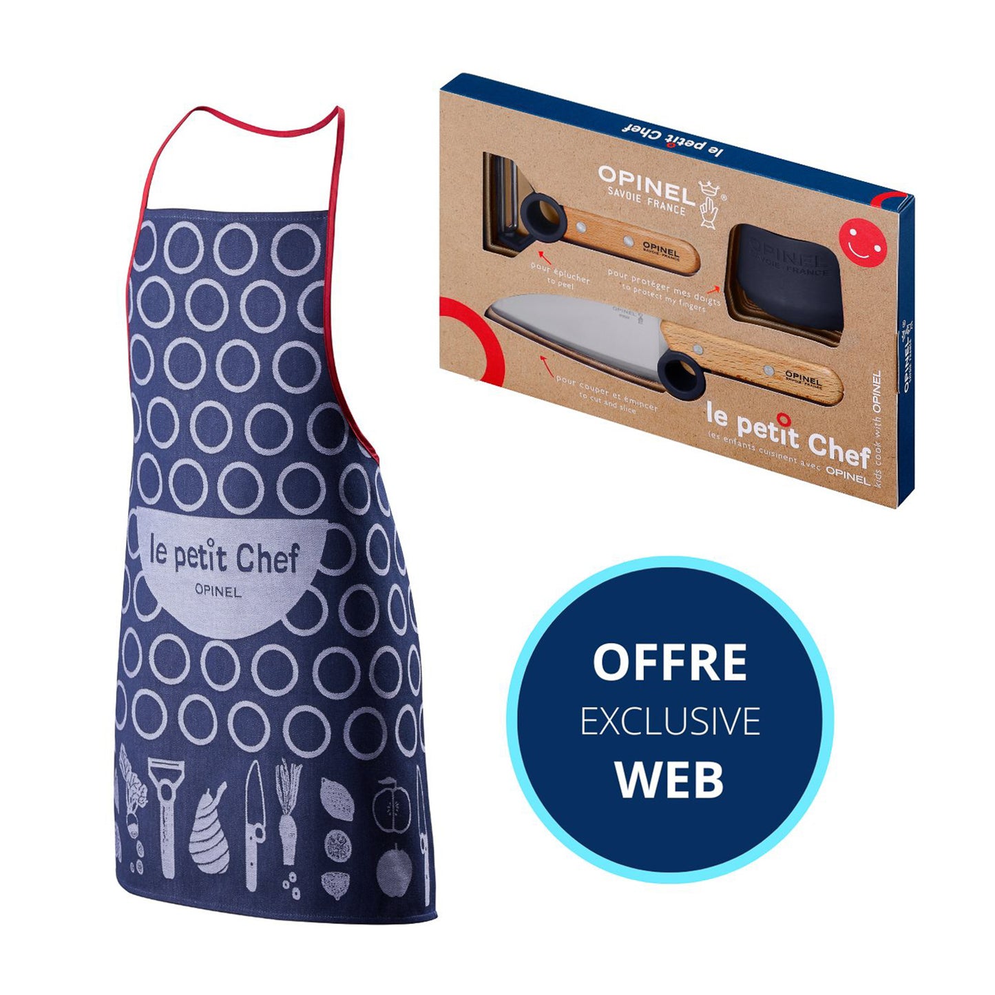 OPINEL - Petit Chef Junior Blue Kitchen Set