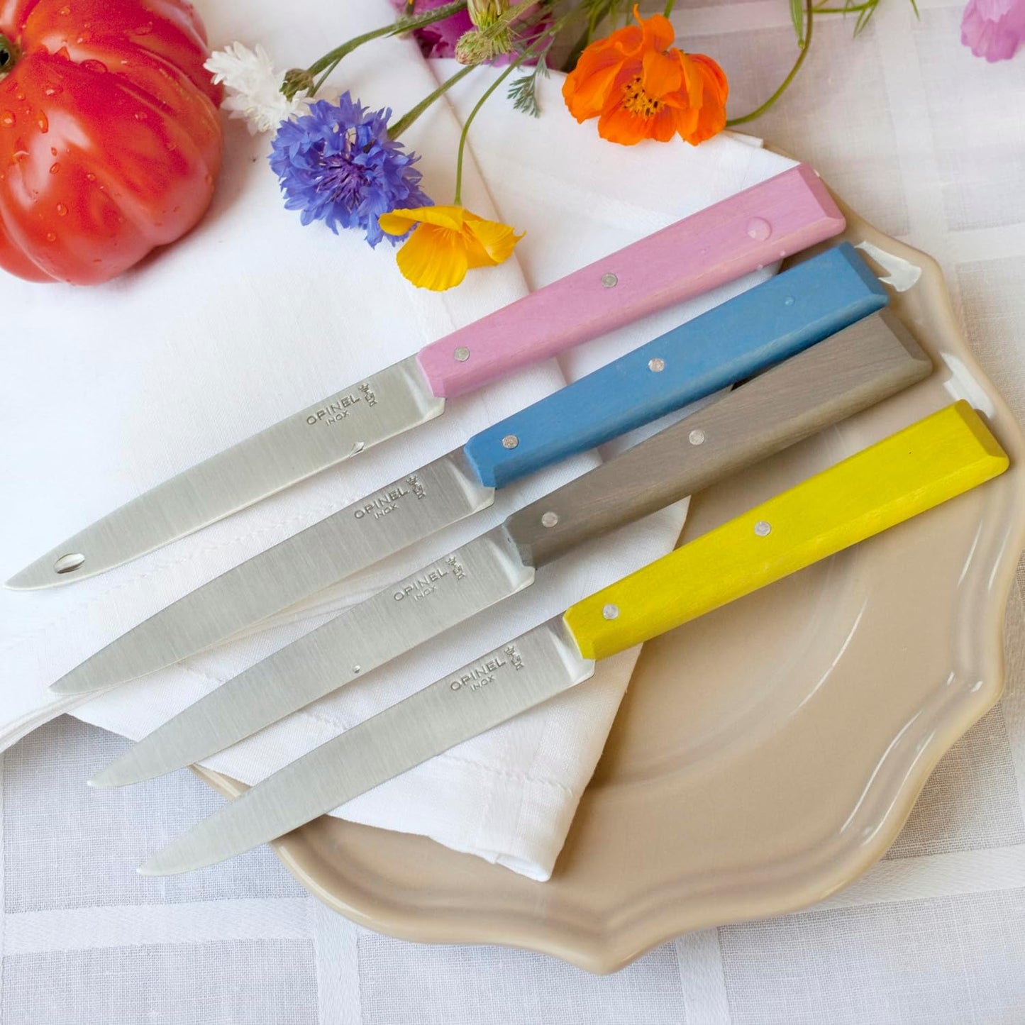 Opinel - Coffret Bon Appétit 4 couteaux de table - ESPRIT CAMPAGNE