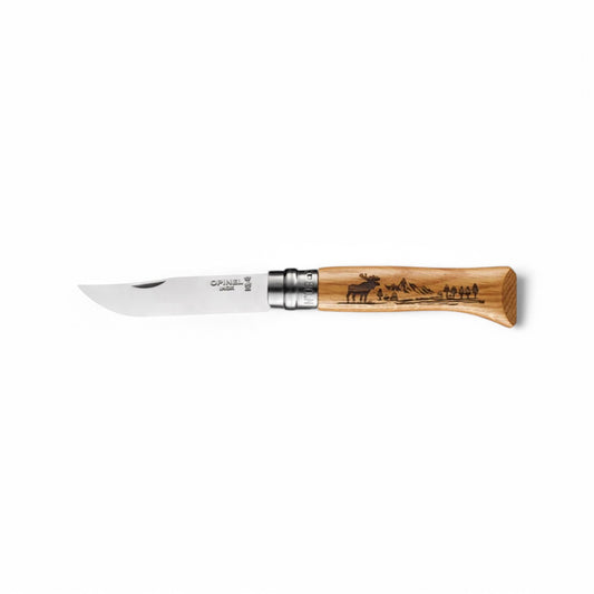 Opinel - Couteau de poche N°08 Animalia ''America'' Orignal