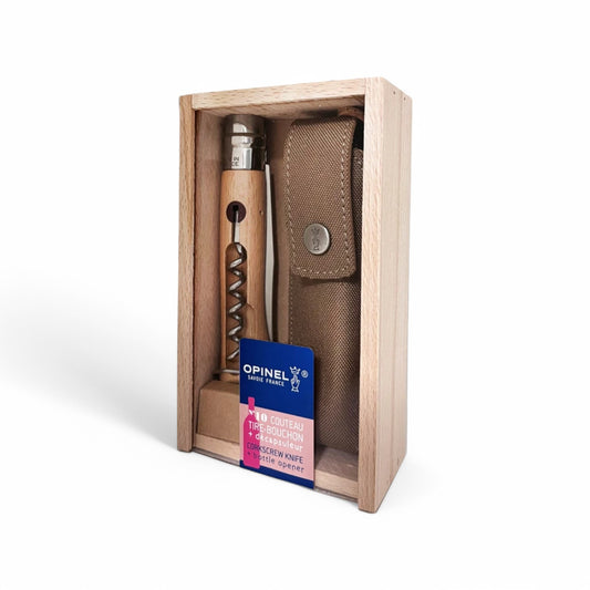 Coffret Opinel - Coffret No 10 Tire-Bouchon décapsuleur + étui