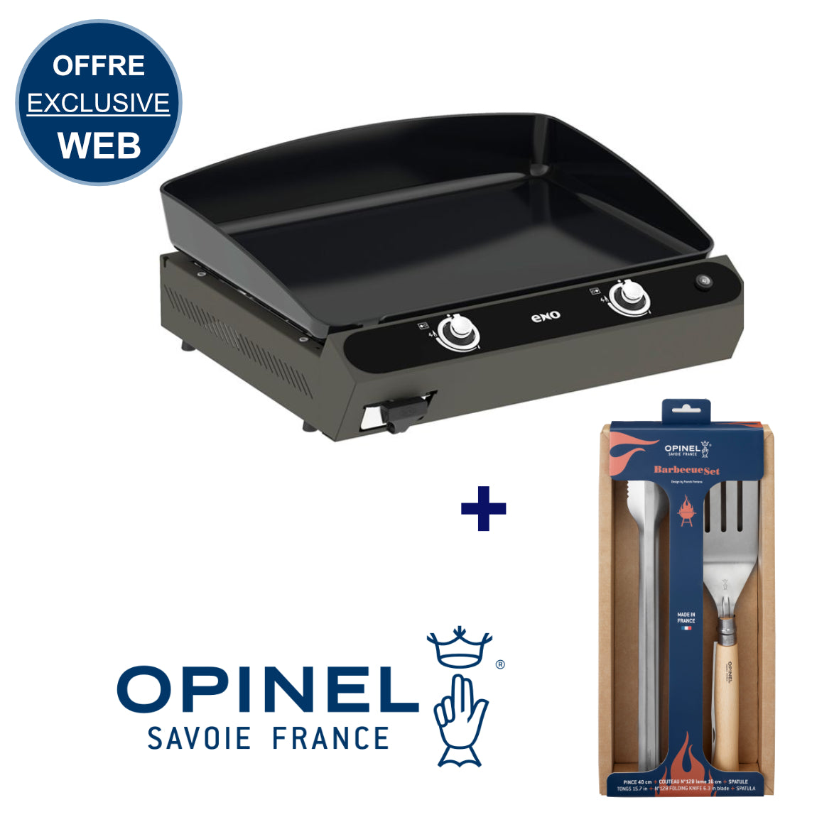 Eno Plancha - Bergerac Grey Cargo Model 2 burners