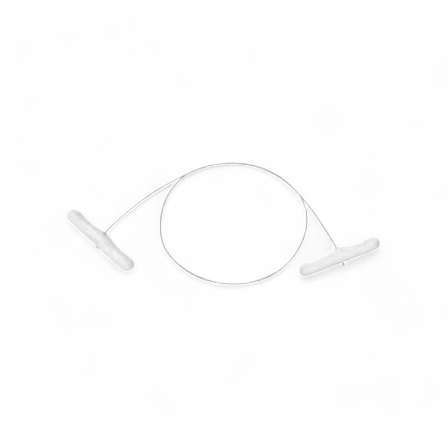 Fischer Bargoin - Pack of 10 stainless steel cheese wires with plastic handle 60 cm