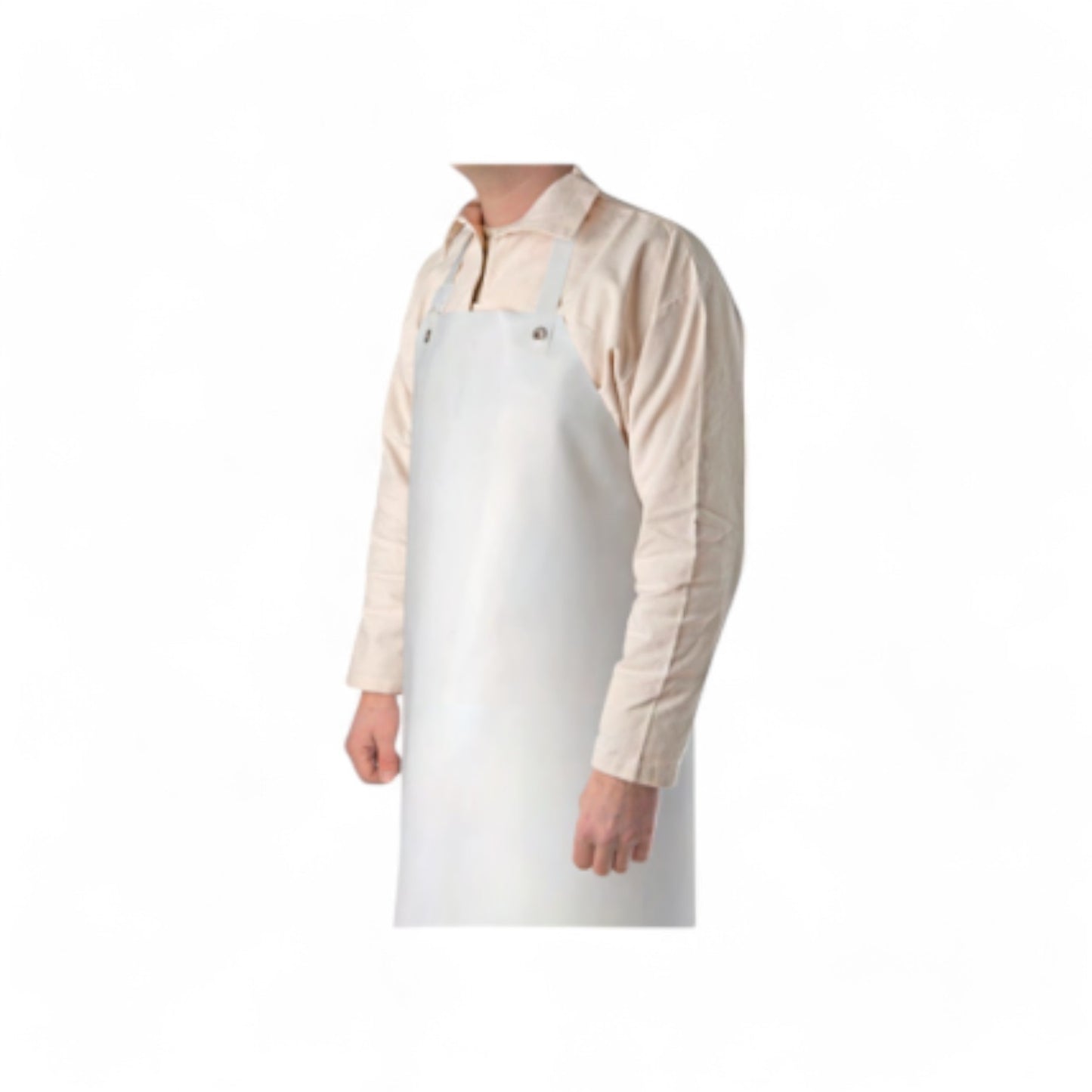 Fischer Bargoin - tablier en polyuréthane - blanc