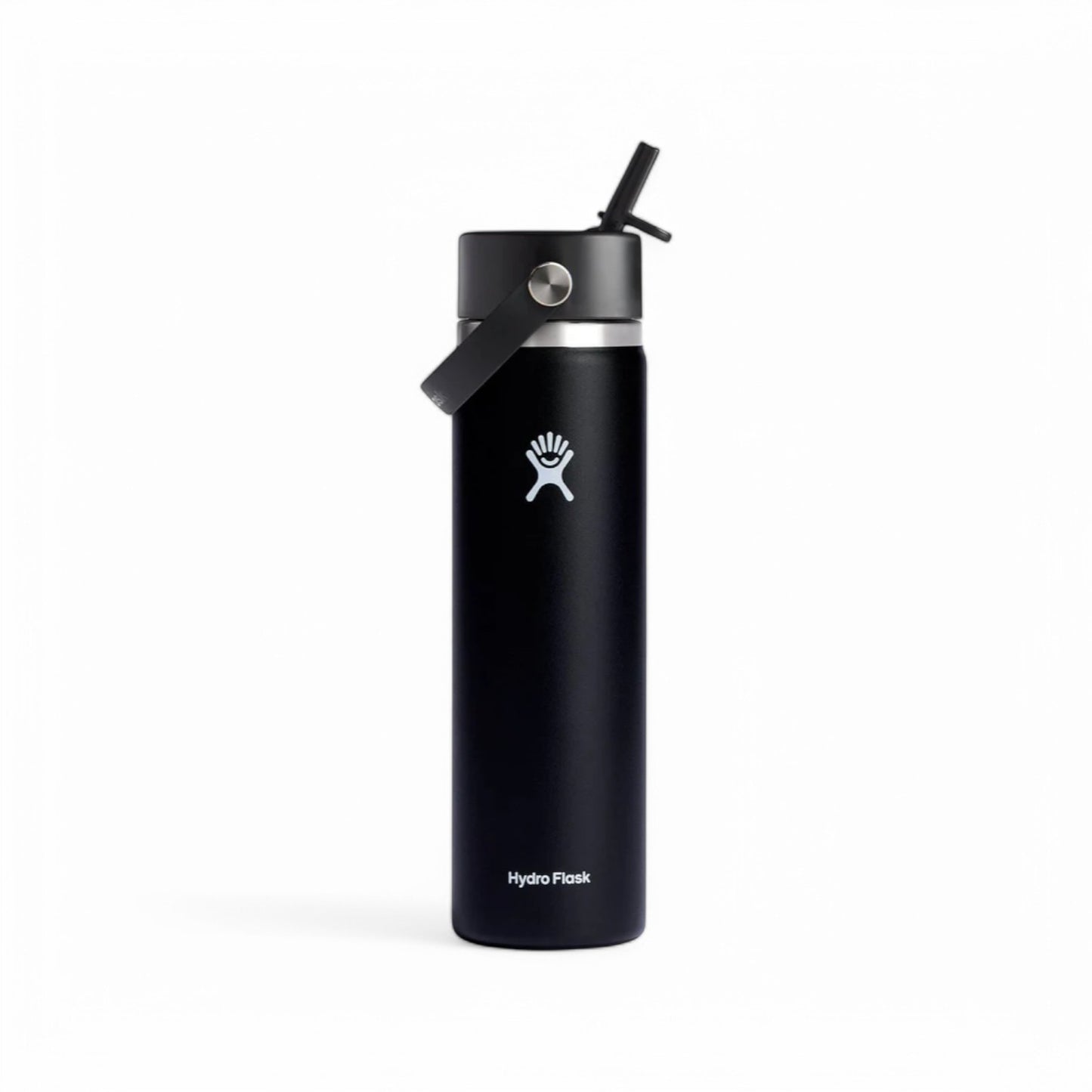Hydro Flask 24oz à goulot large Flex avec paille NOIR