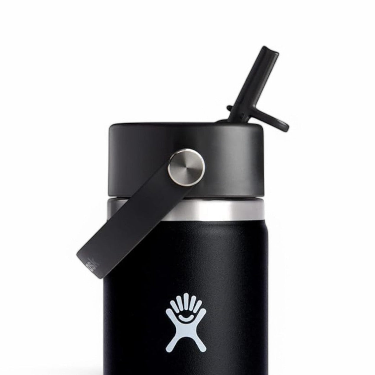 Hydro Flask 24oz à goulot large Flex avec paille NOIR