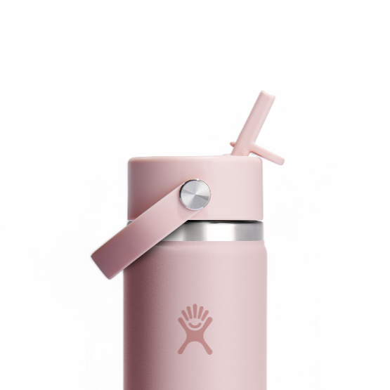 Hydro Flask 24oz à goulot large Flex avec paille TRILLIUM