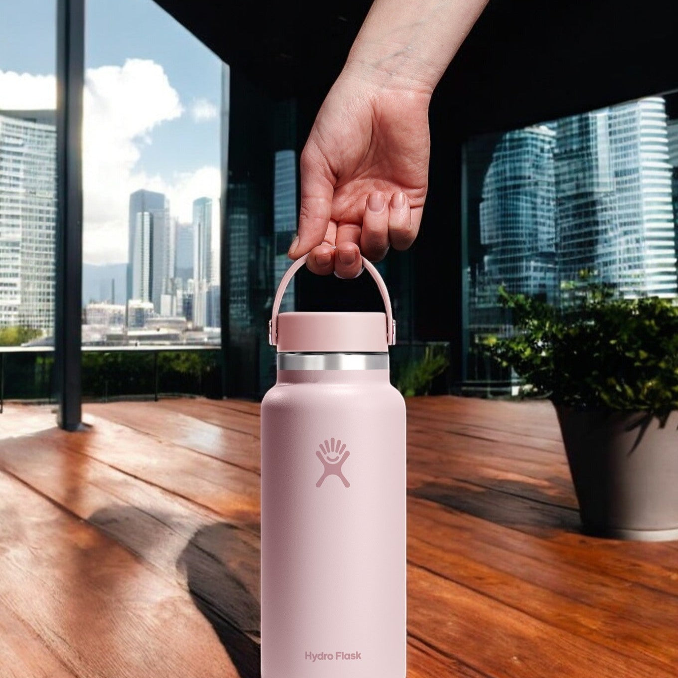 Hydro Flask 32oz à goulot large Flex TRILLIUM