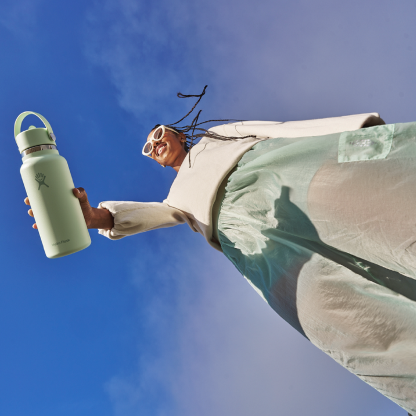Hydro Flask 32oz à goulot large Flex avec paille ALOÈS