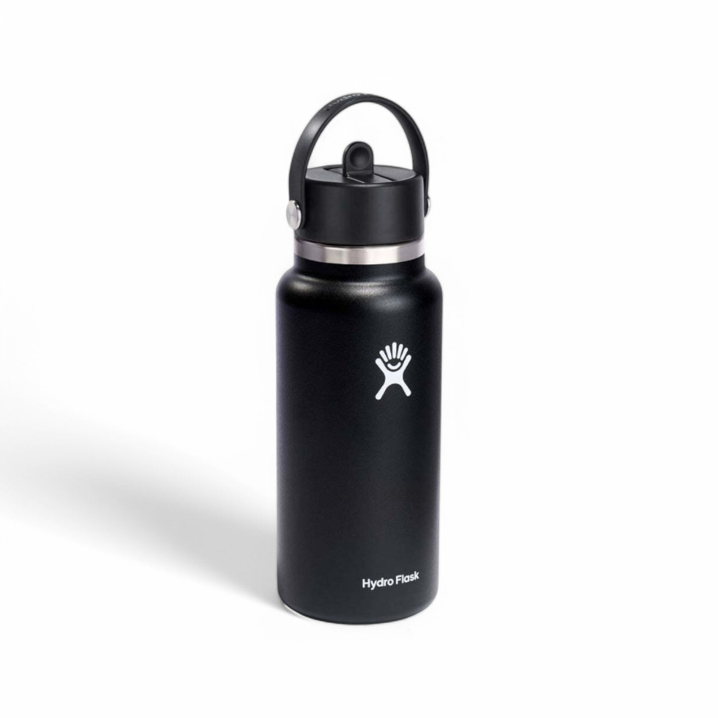 Hydro Flask 32oz Wide Mouth Flex with Straw BLACK