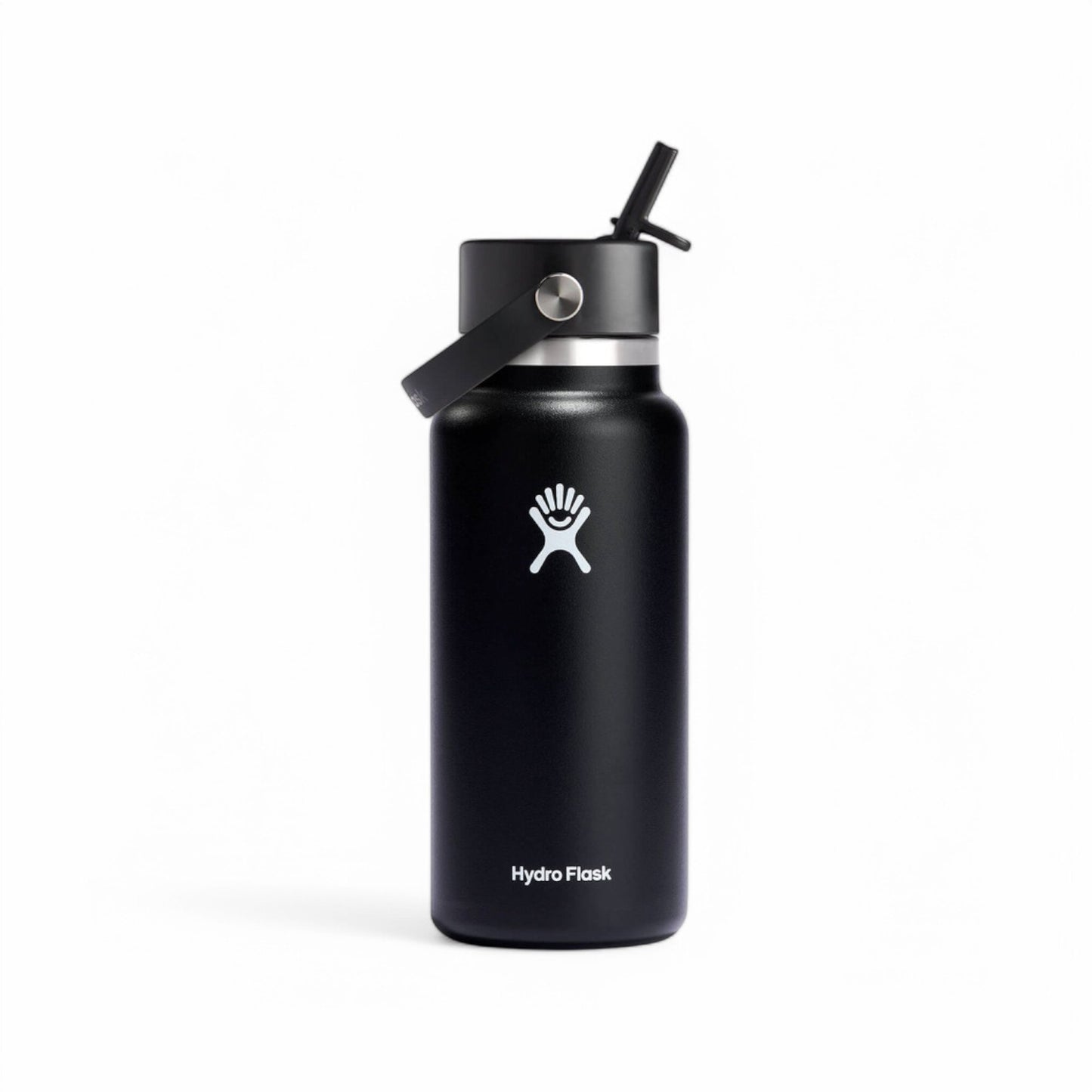 Hydro Flask 32oz Wide Mouth Flex with Straw BLACK