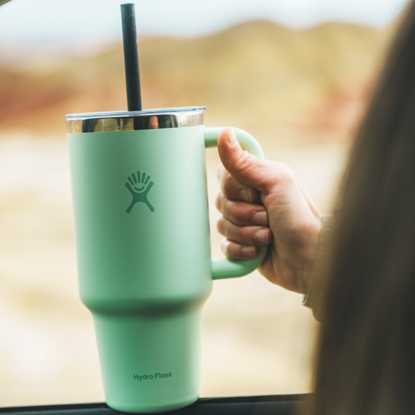 Hydro Flask Tasse de voyage 40oz avec paille ALOÈS