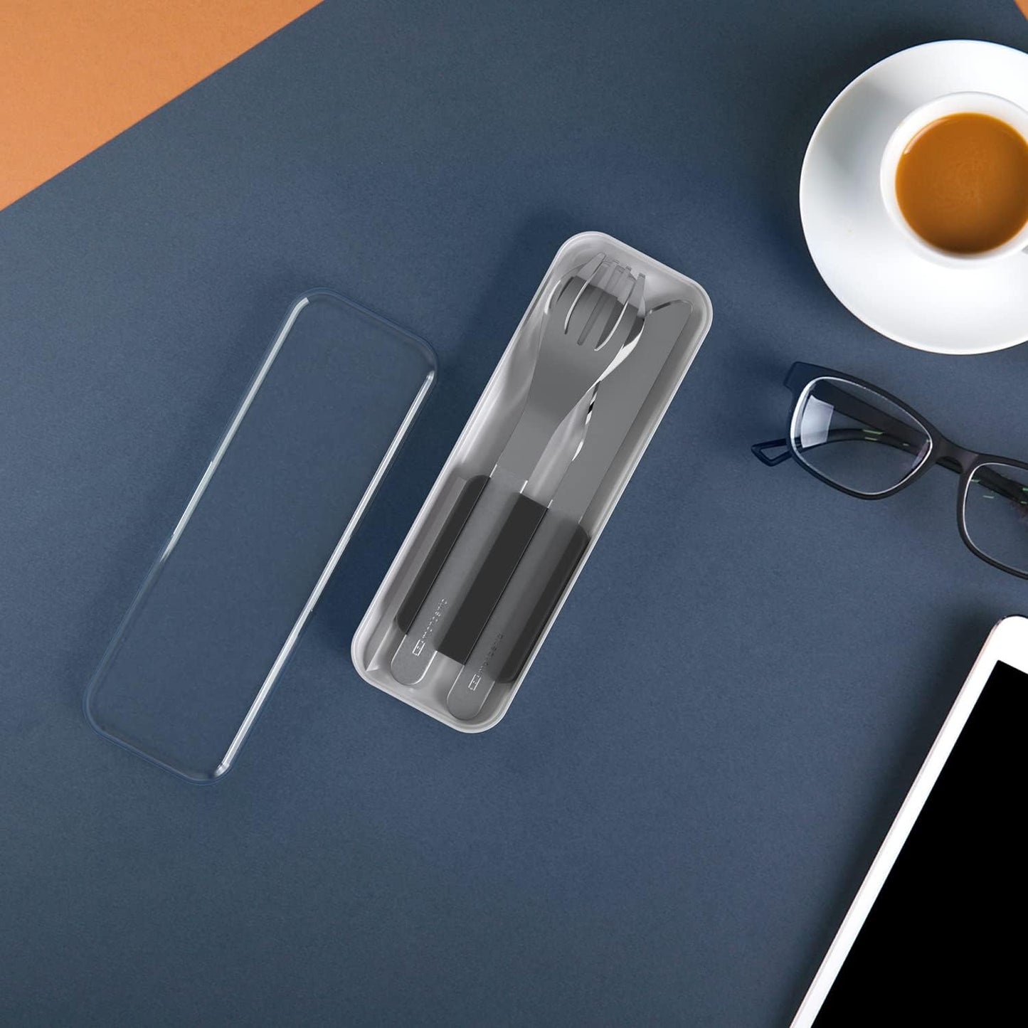 Monbento-MB Slim Black Utensil Set