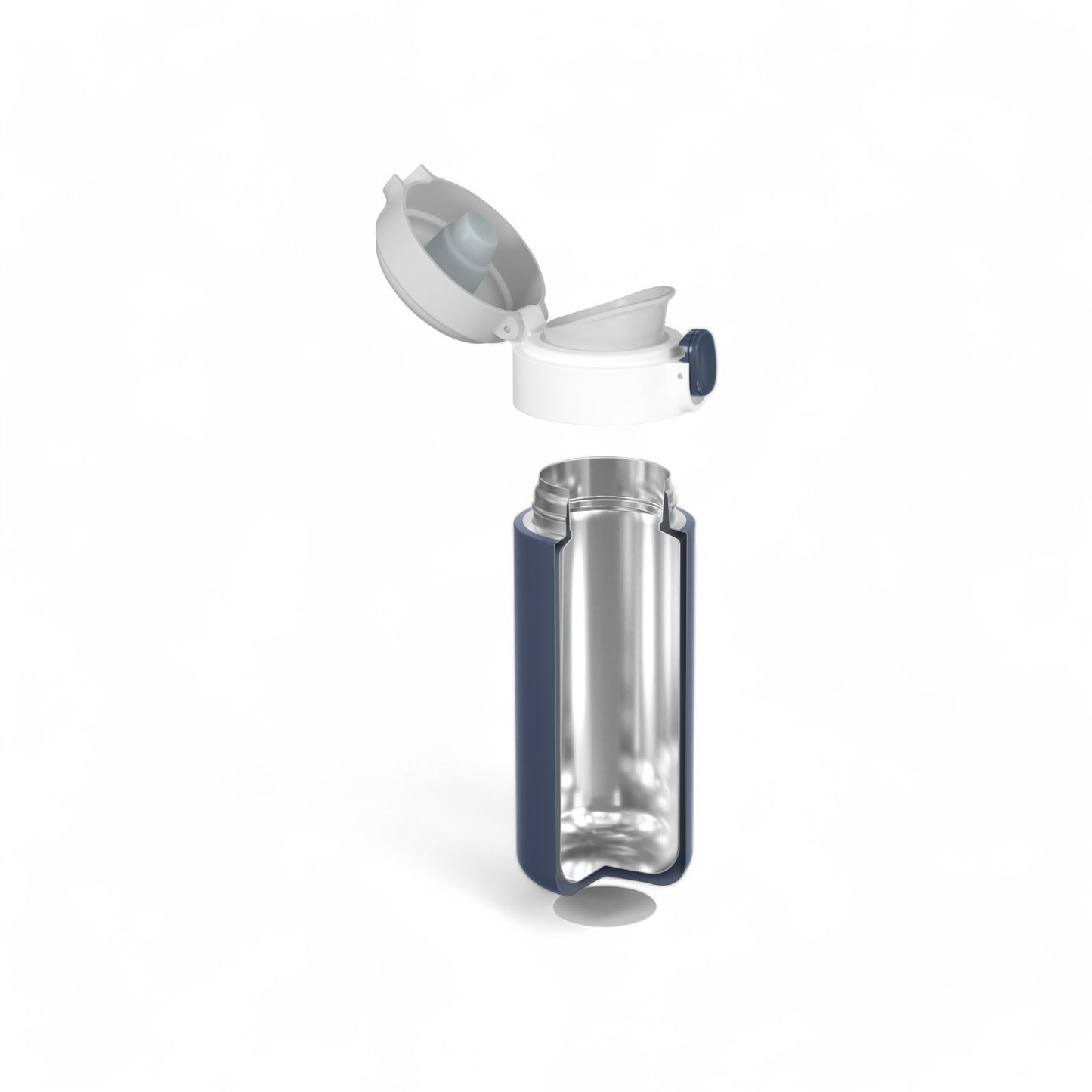 Monbento-Insulated Water Bottle 360ml MB Pop Infinite Blue