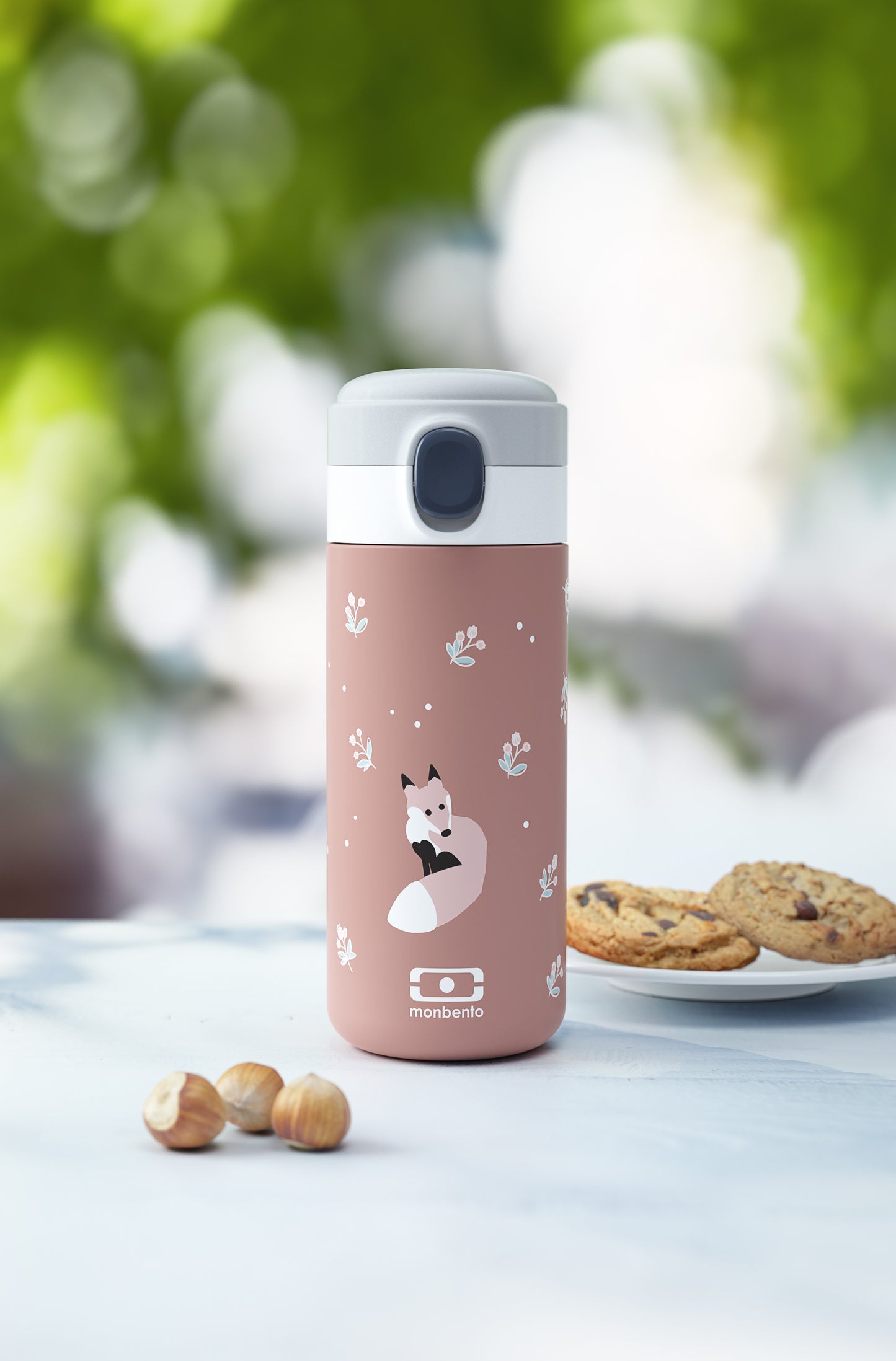 Monbento-Gourde Isotherme 360ml MB Pop Cannelle Fox
