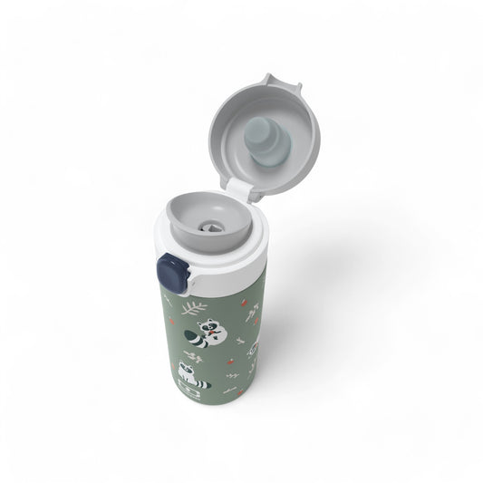 Monbento-Gourde Isotherme 360ml MB Pop Vert Raccon