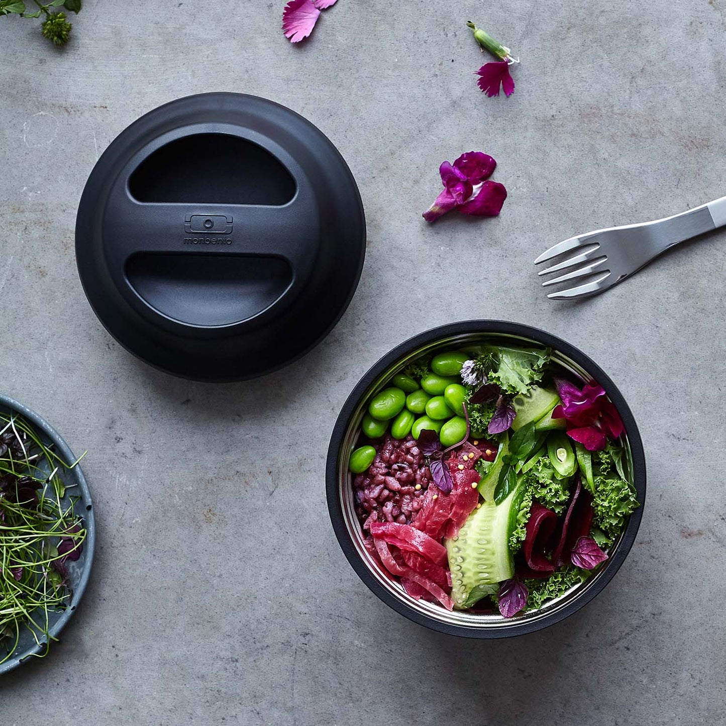 Monbento Element-Lunch box isotherme Noir