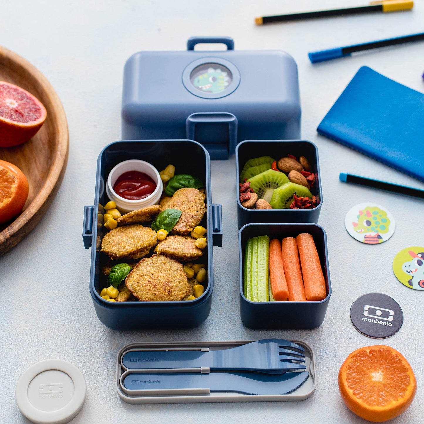 Monbento-MB Trésor Infinite Blue Meal Box