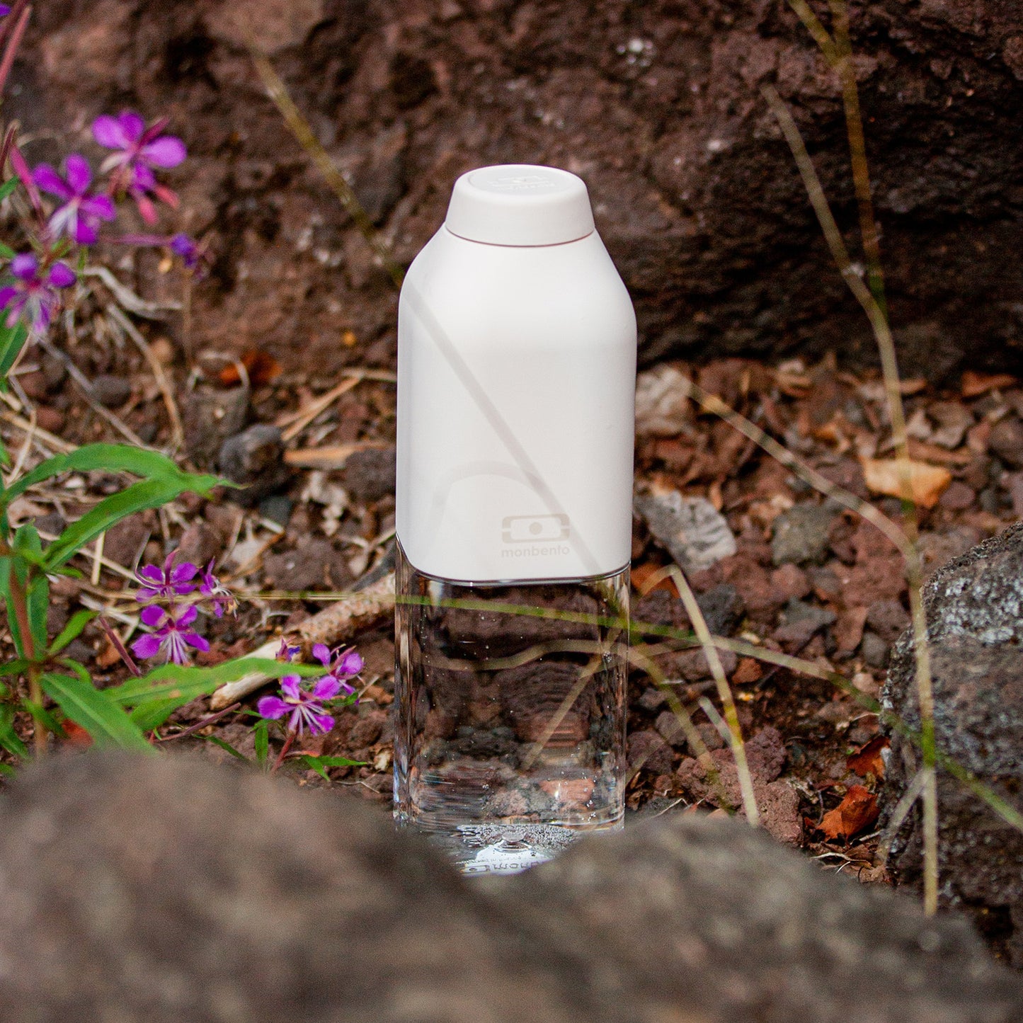 Monbento-MB Positive Compact Bottle Natural Beige
