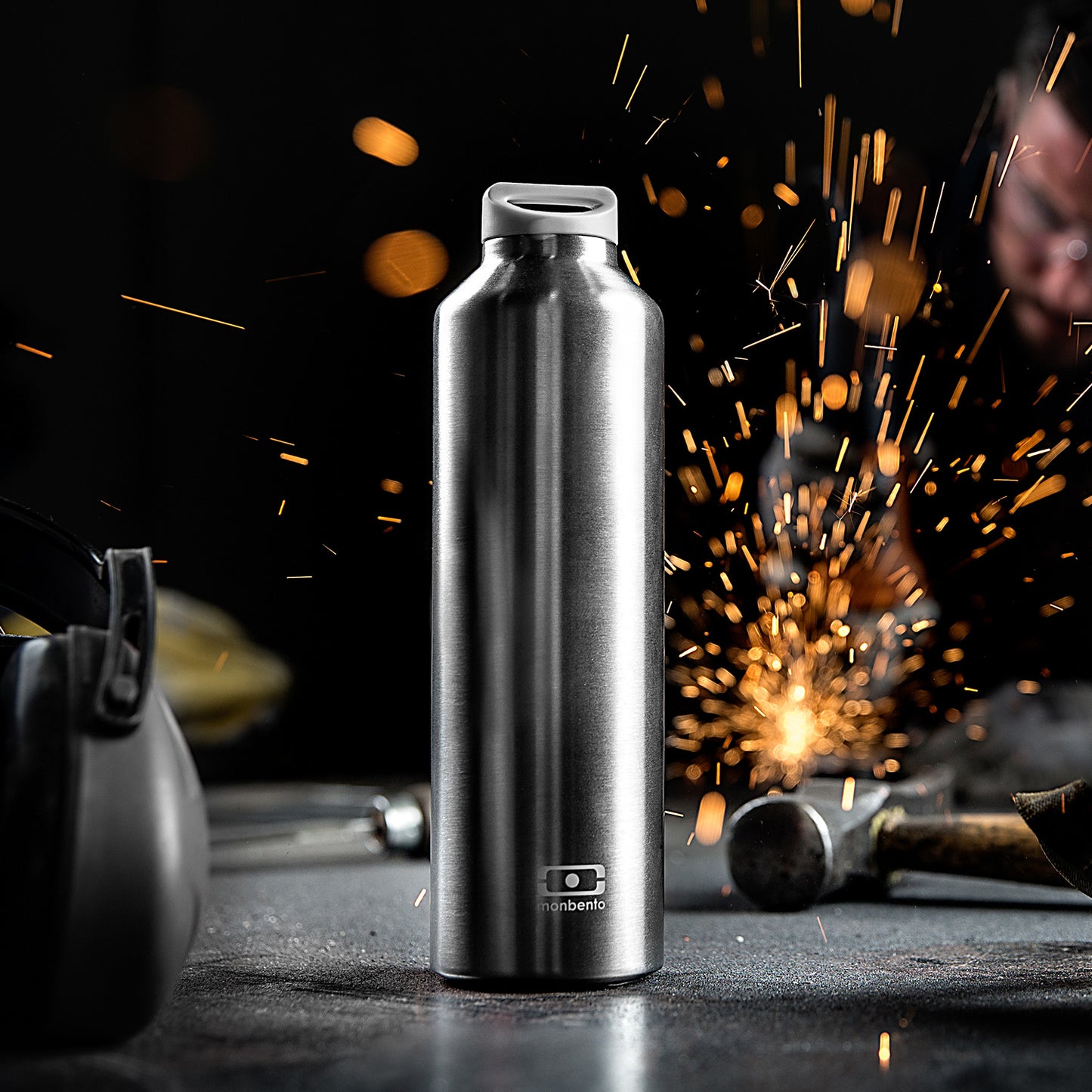 Monbento-Insulated bottle 500ml MB Steel Silver