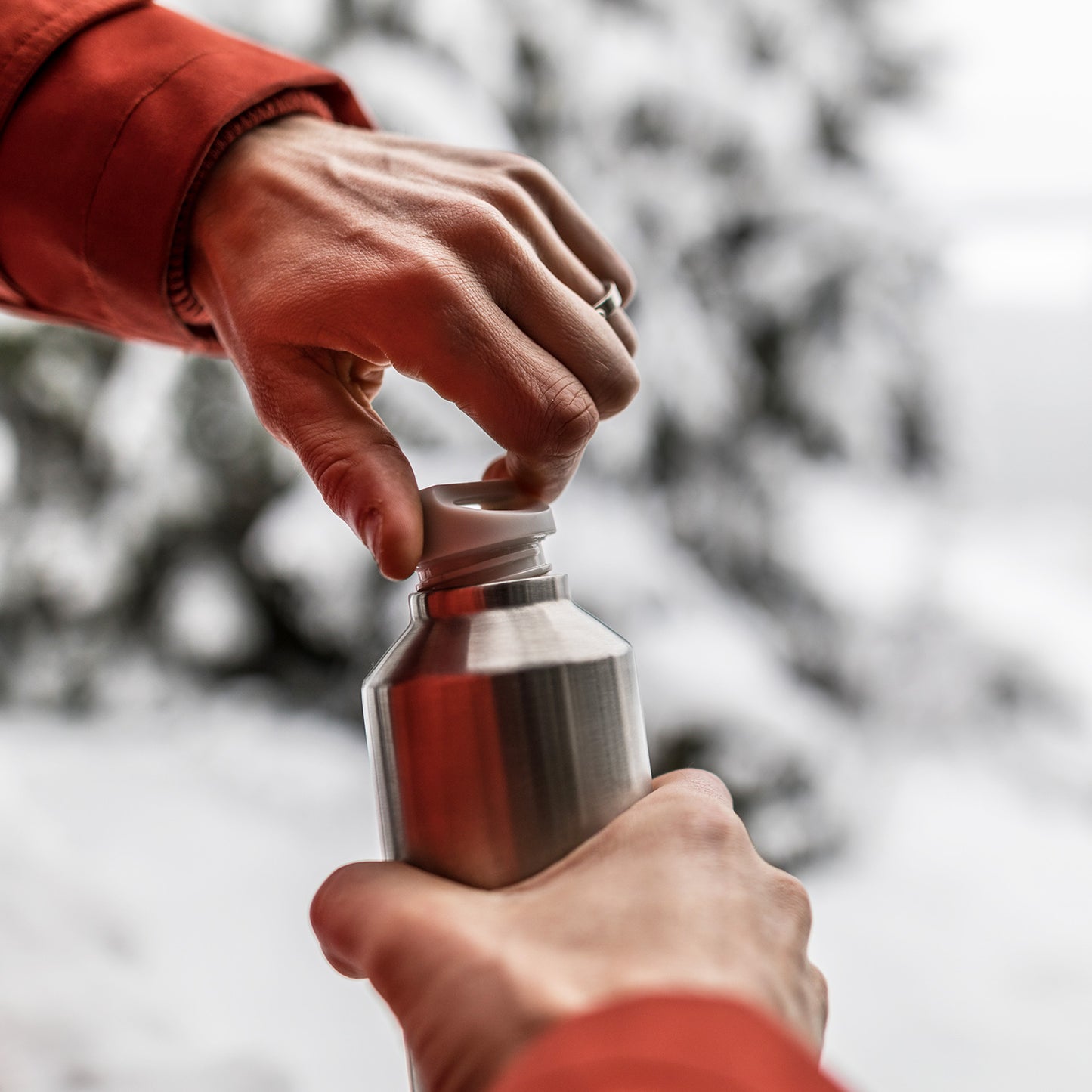 Monbento-Insulated bottle 500ml MB Steel Silver