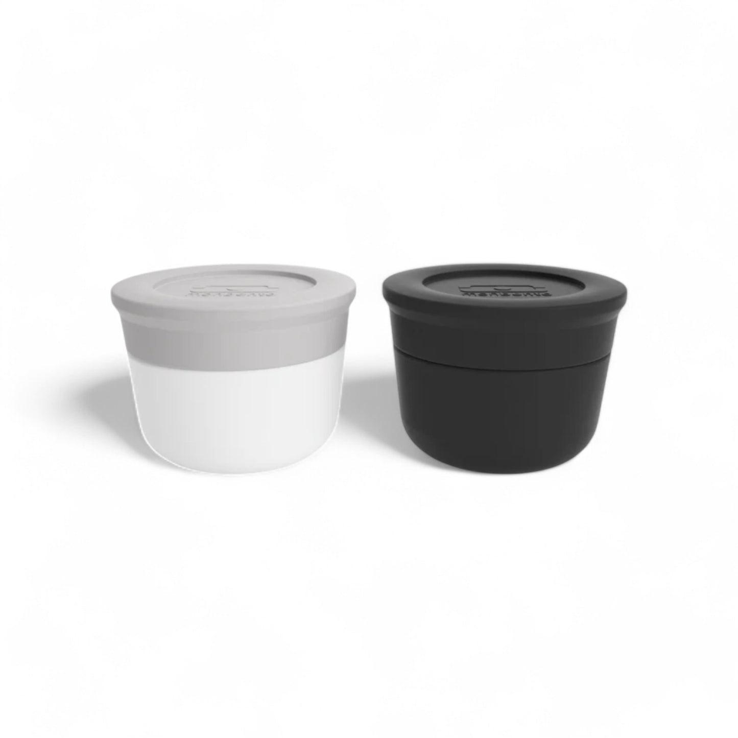 The MONBENTO MB Original lunch box and sauce pots set, natural GREEN
