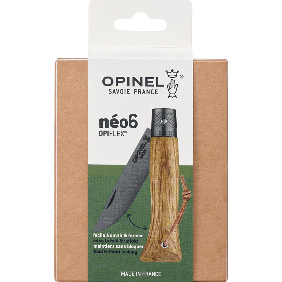 Opinel - Couteau Nº 06 NEO6 Opiflex Chêne Black