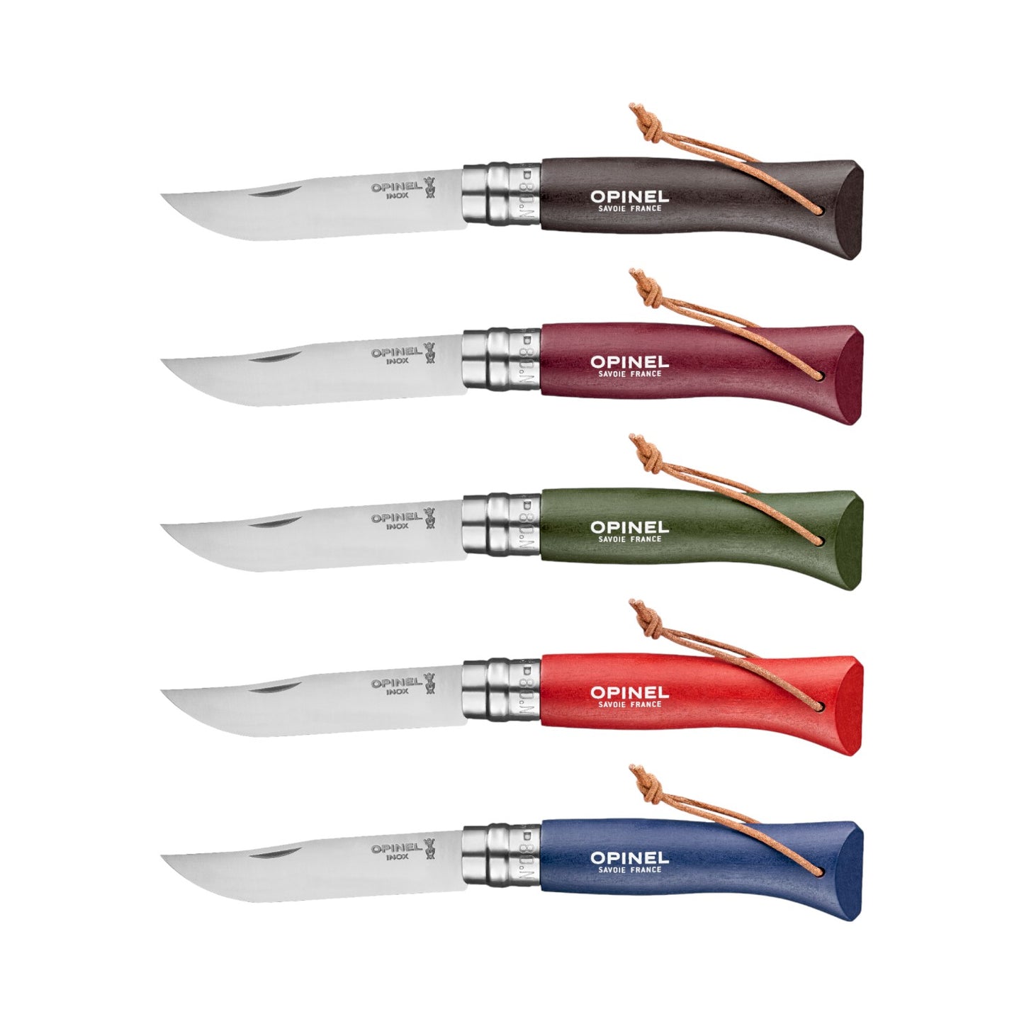 Opinel Nº 08 Colorama Rouge