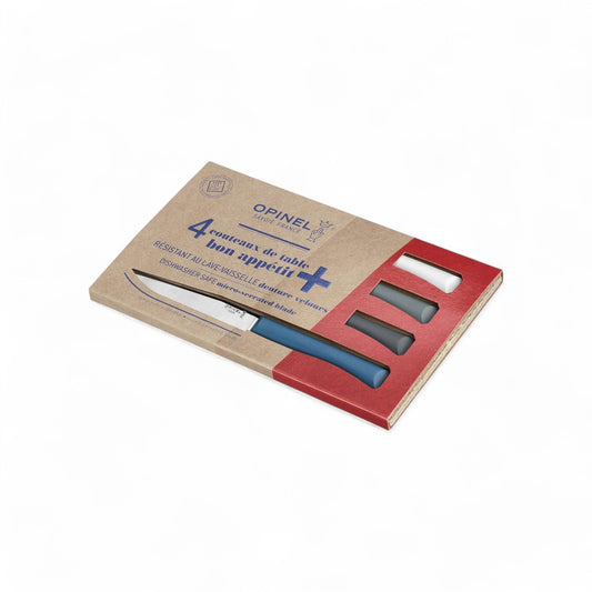 Opinel - Bon Appétit box + 4 table knives - Storm