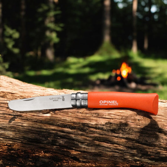 Opinel - Couteau N°07 Mon premier Opinel MANDARINE
