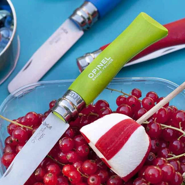 Opinel - Couteau N°07 Mon premier Opinel vert POMME