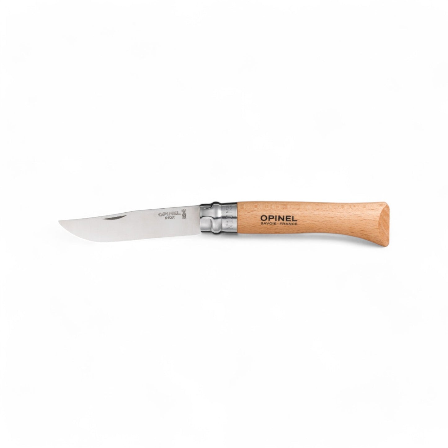 Opinel - Knife No. 10 Stainless Steel (Beech)