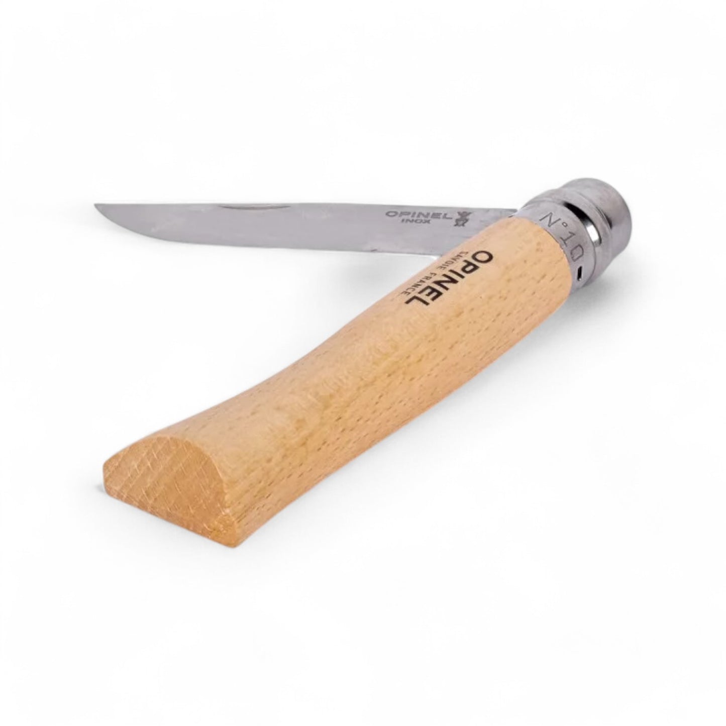 Opinel - Knife No. 10 Stainless Steel (Beech)