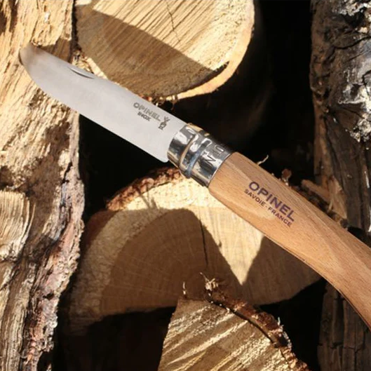 Opinel - Knife No. 10 Stainless Steel (Beech)