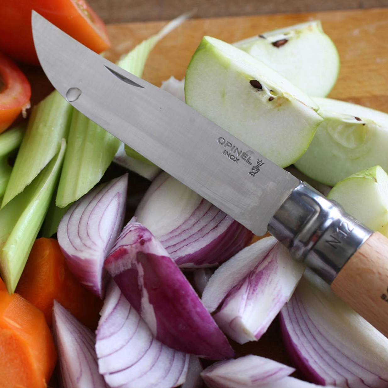Opinel - Knife No. 12 Stainless Steel (Beech)