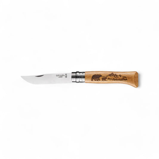 Opinel - Couteau de poche N°08 de poche Animalia ''America'' Ours