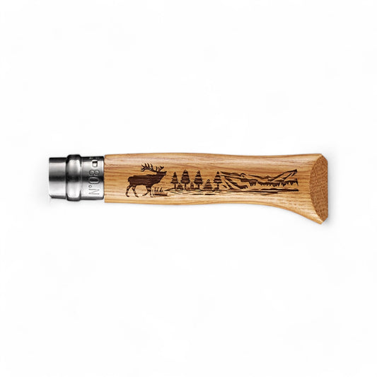 Opinel - Couteau de poche Nº8 Animalia Cerf