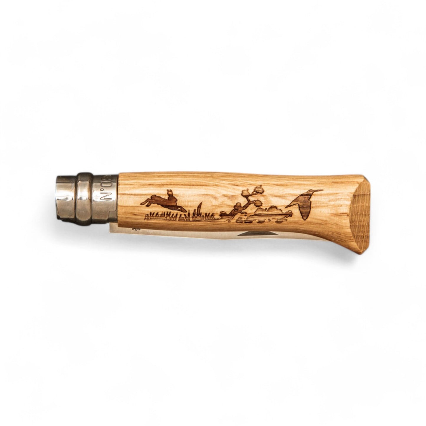 Opinel - Couteau de poche Nº8 Animalia Lièvre