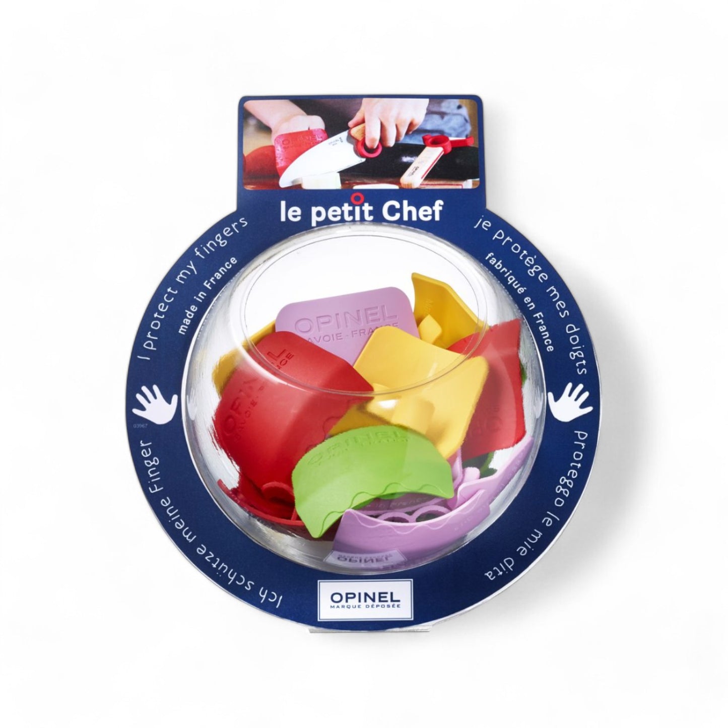 Opinel - Le Petit Chef - protège-doigts JAUNE