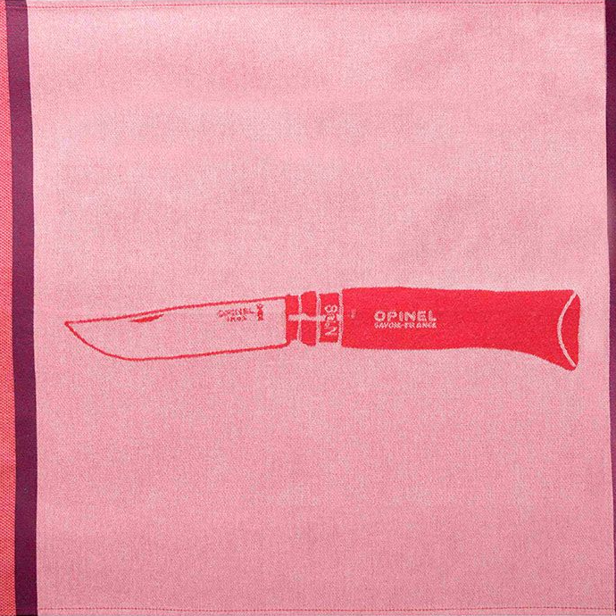 Opinel - RED "Tea Towel" Dishcloth