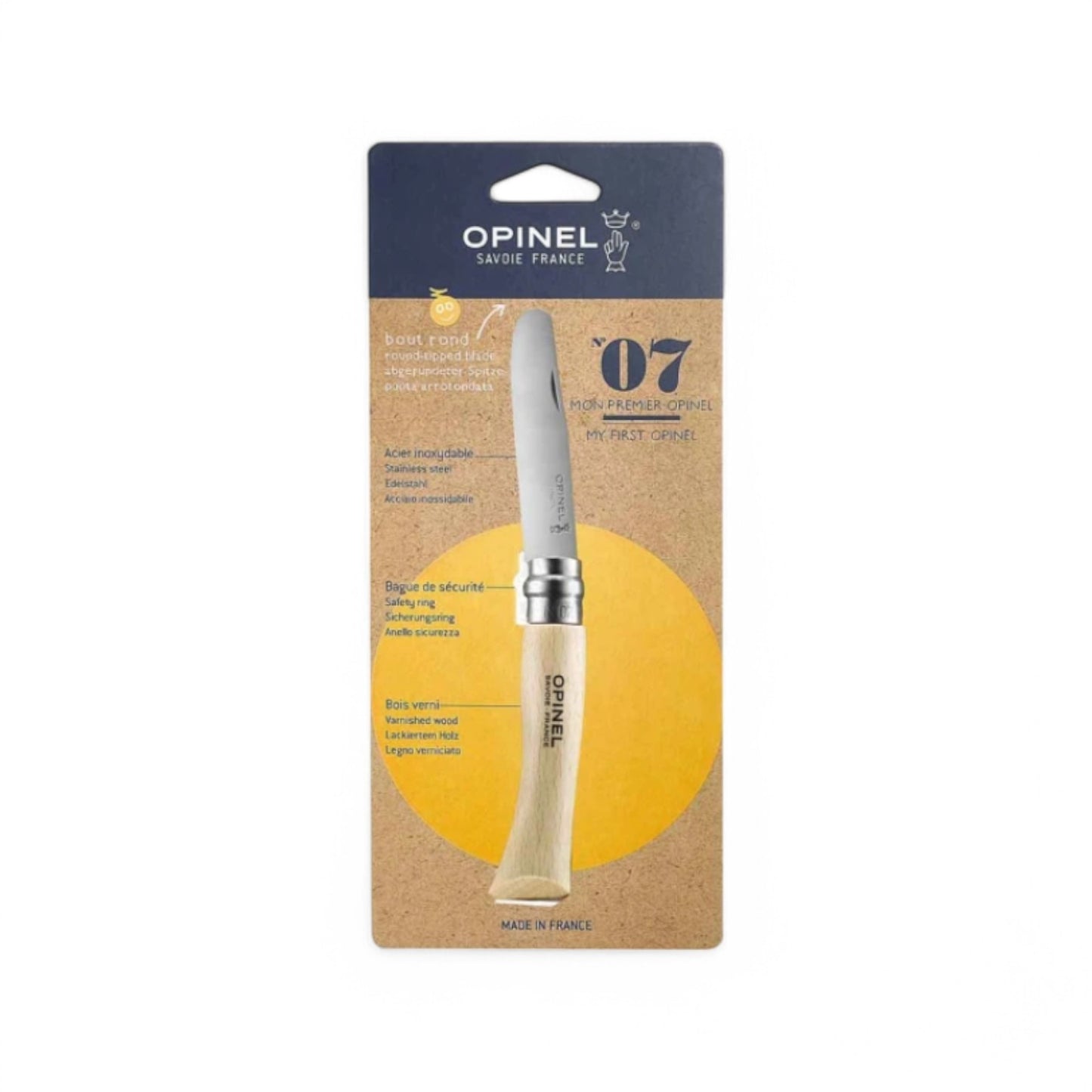 Opinel - N°07 Couteau Mon Premier Opinel HÊTRE