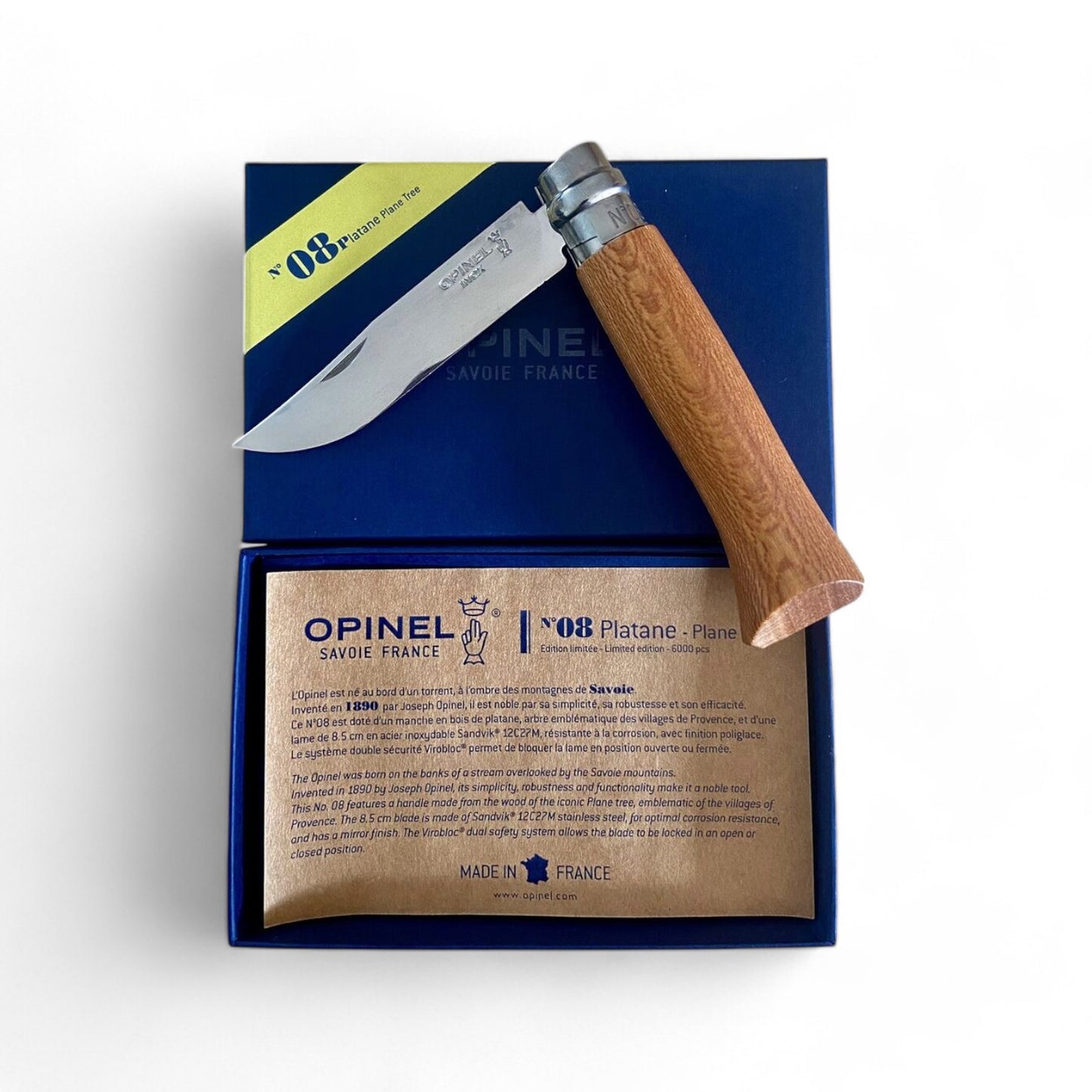 Opinel - Couteau N°08 Édition Platane
